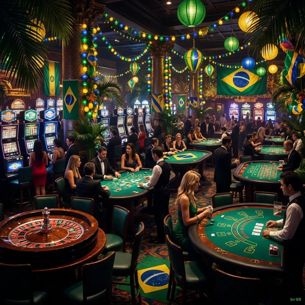 Roleta e blackjack br88